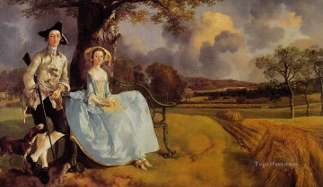 Mr and Mrs Andrews Thomas Gainsborough Oil Paintings